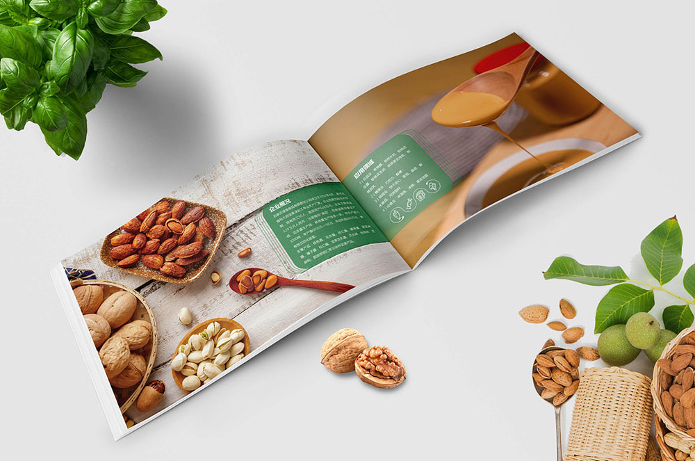 堅果畫冊設計,零食食品宣傳冊設計